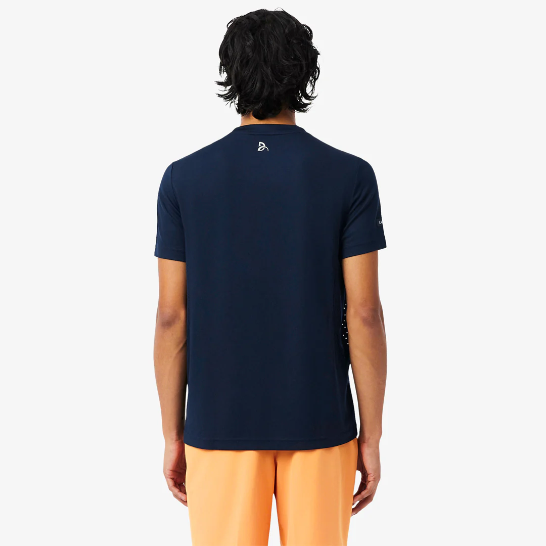 Lacoste Men's Djokovic X Tennis Crew - Navy Blue - Image 5