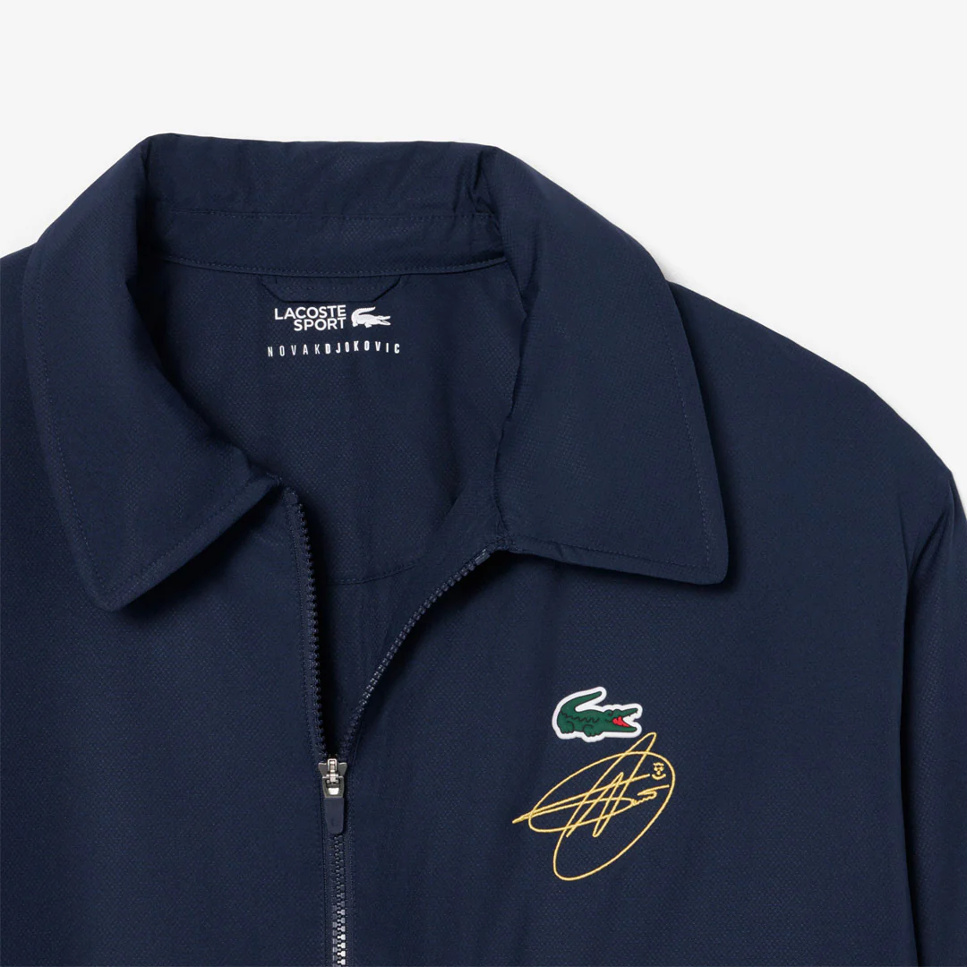 Lacoste Men's Djokovic X Tennis Jacket - Navy Blue - Image 3