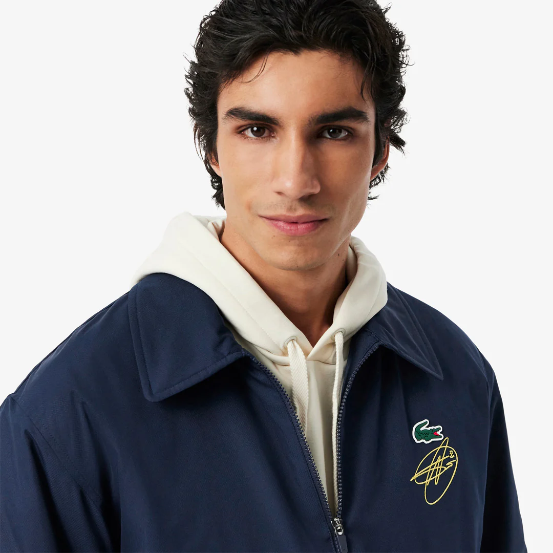 Lacoste Men's Djokovic X Tennis Jacket - Navy Blue - Image 9
