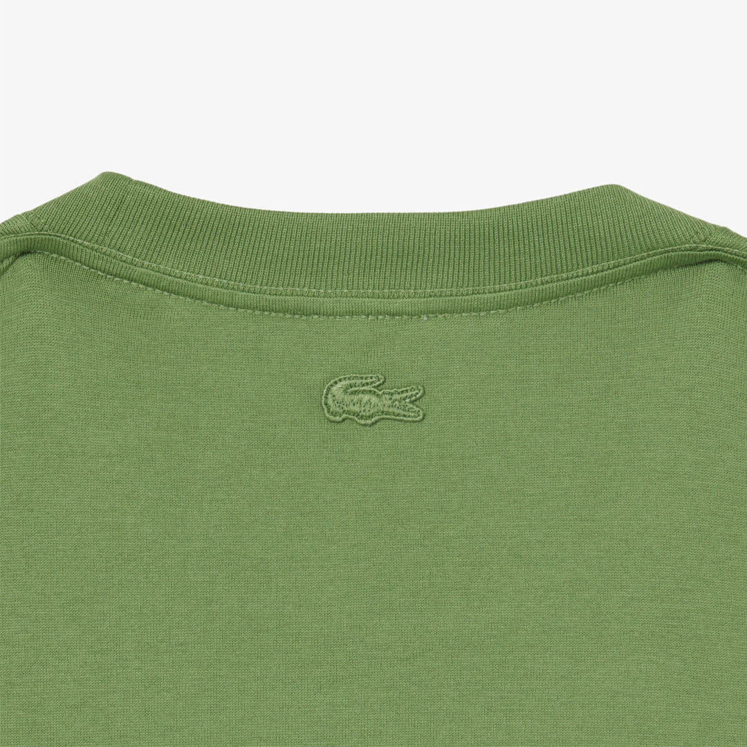 Lacoste Men's Embroidered Jersey Tee - Green/White - Image 3