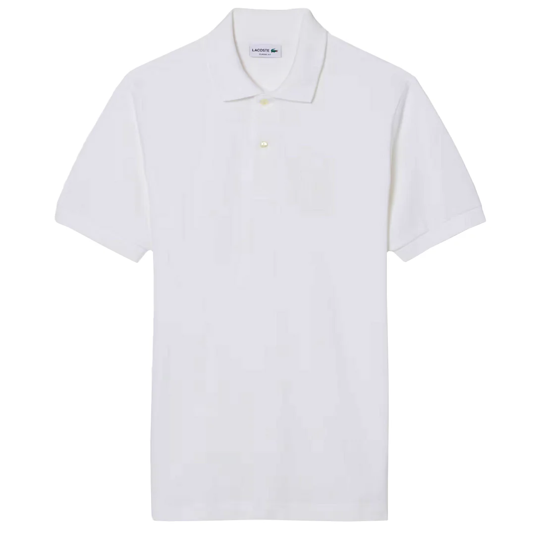 Lacoste Men's Embroidered Petit Pique Polo - White