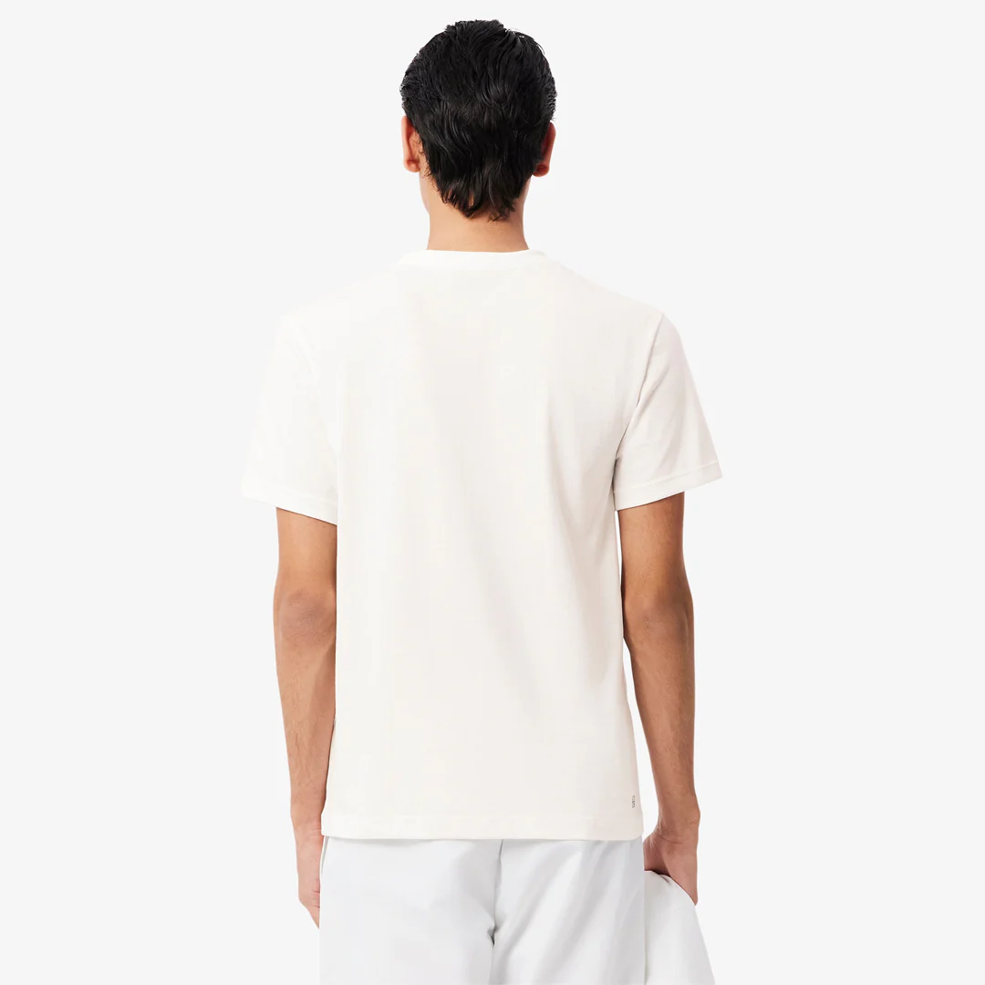 Lacoste Men's Logo Sport Tee - White/Black - Image 5