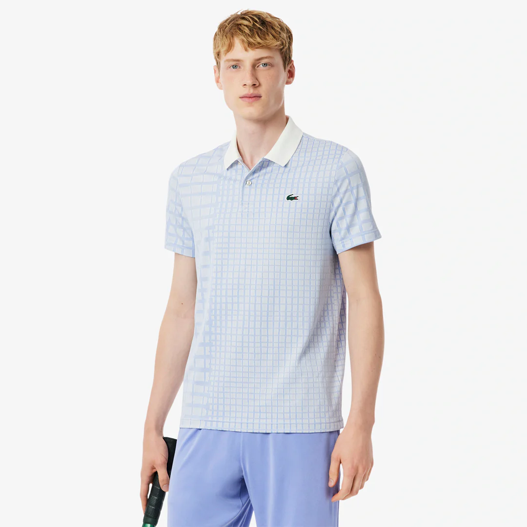 Lacoste Men's Medvedev X Tennis Polo - White/Purple - Image 5