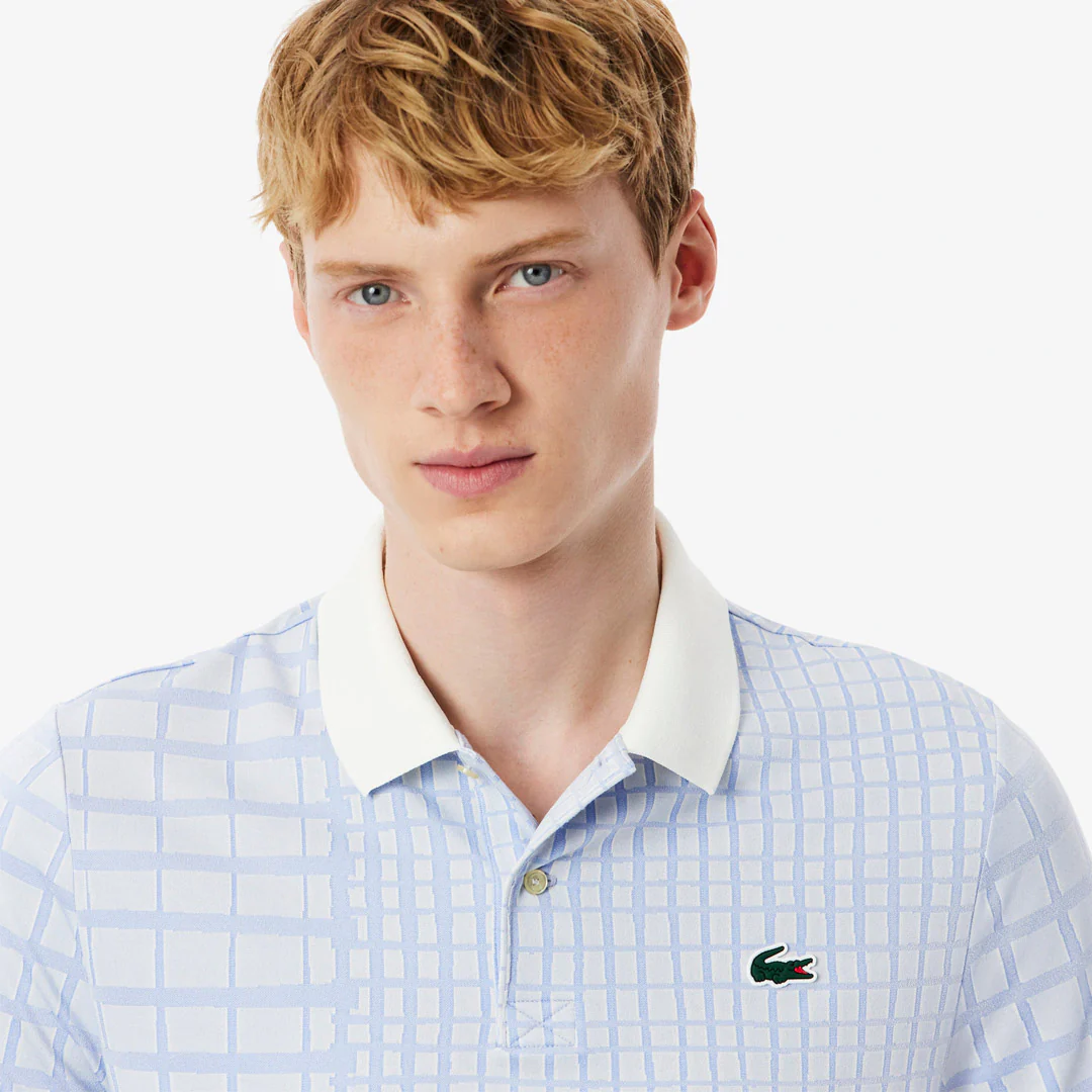 Lacoste Men's Medvedev X Tennis Polo - White/Purple - Image 6