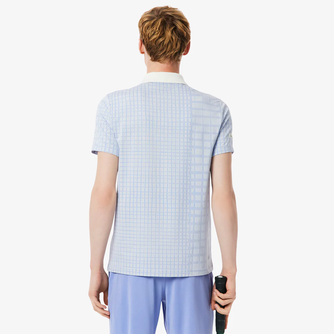 Lacoste Men's Medvedev X Tennis Polo - White/Purple - Image 7