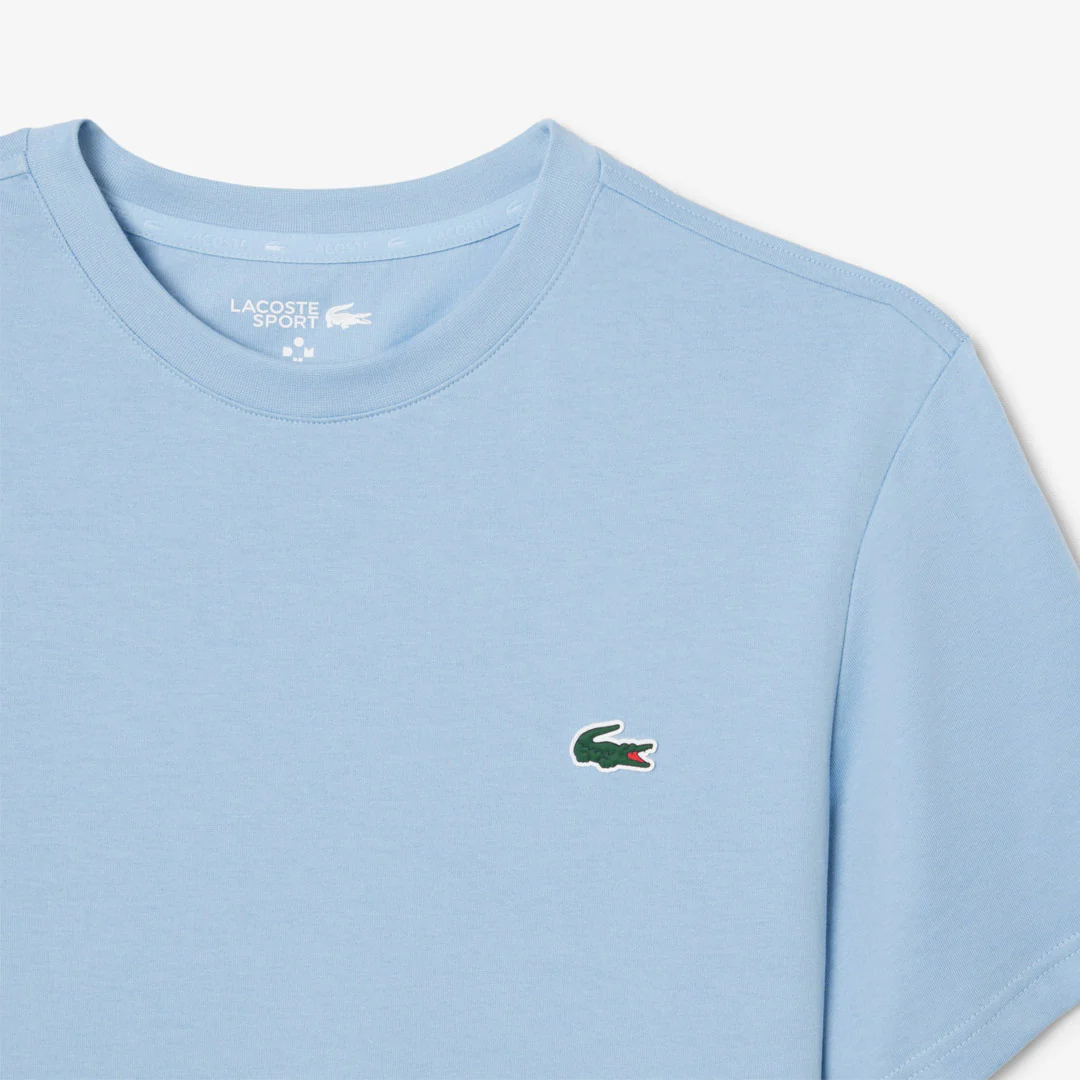 Lacoste Men's Medvedev X Tennis Tee - Light Blue - Image 3