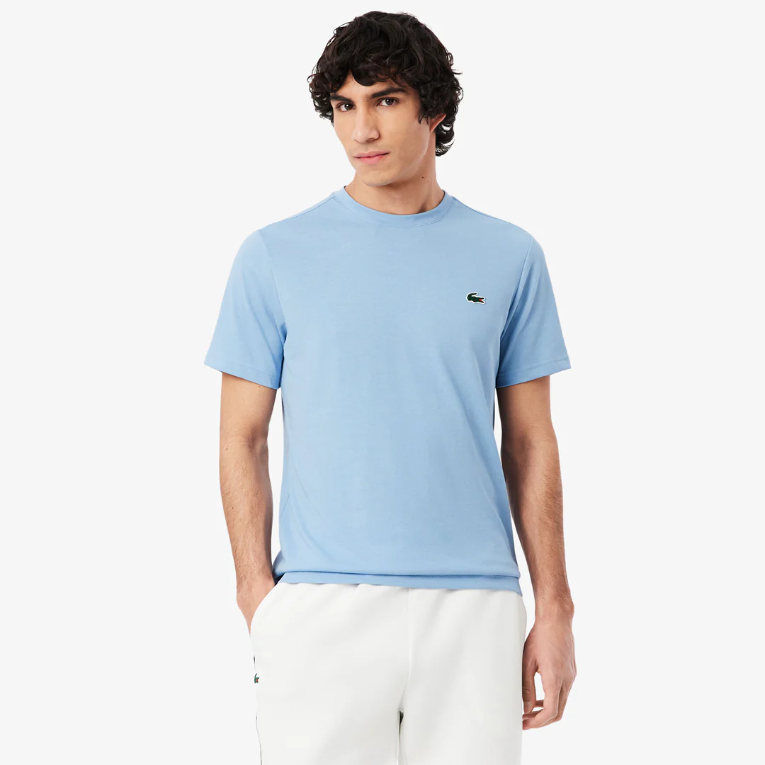 Lacoste Men's Medvedev X Tennis Tee - Light Blue - Image 5