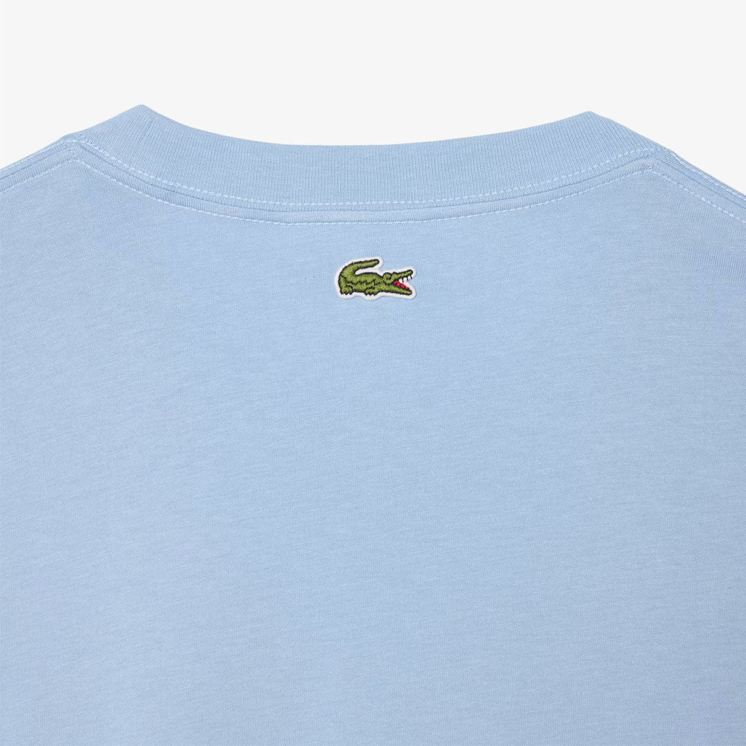 Lacoste Men's Printed Tennis Tee - Light Blue - Image 2