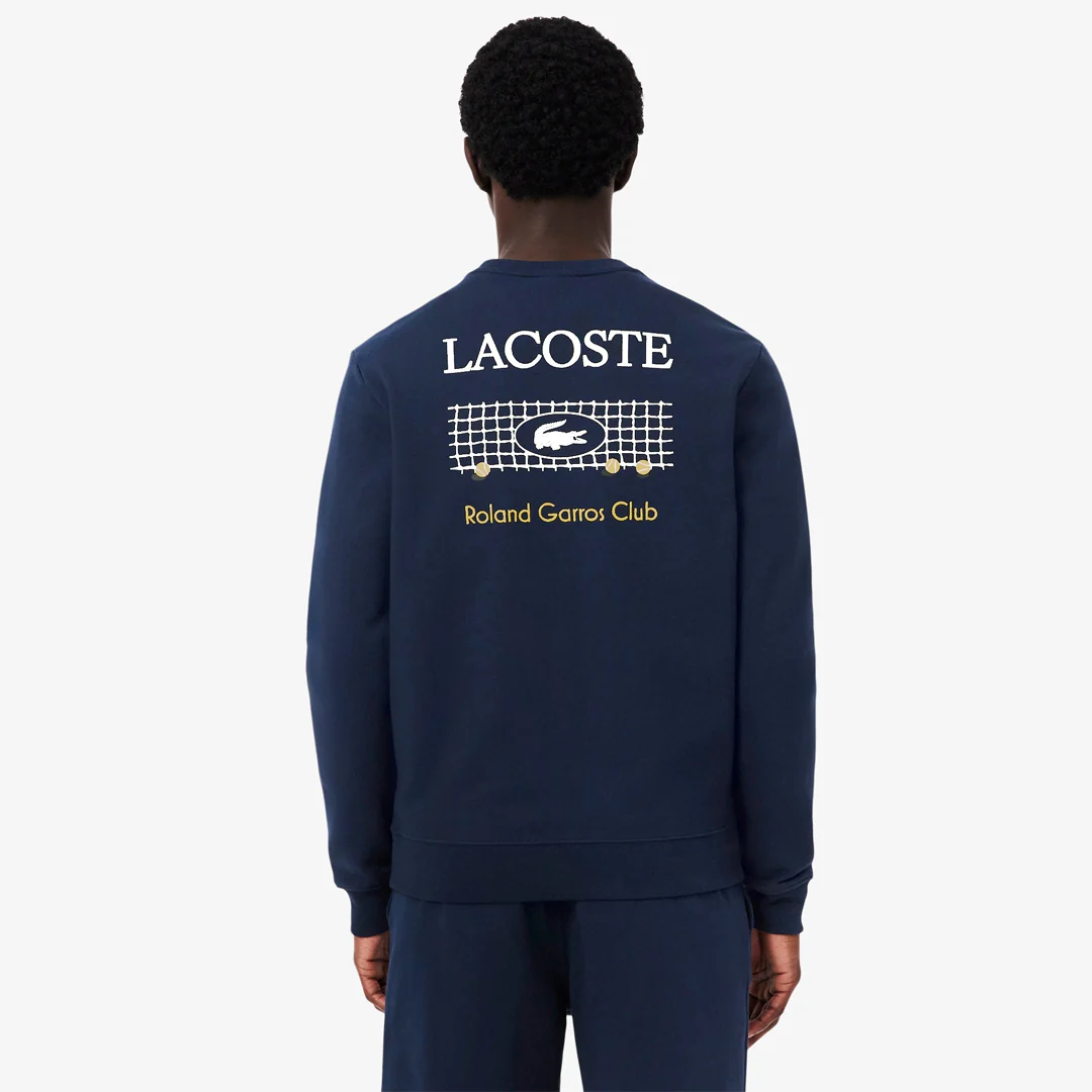 Lacoste Men's Roland Garros Club Sweater - Midnight Blue - Image 7