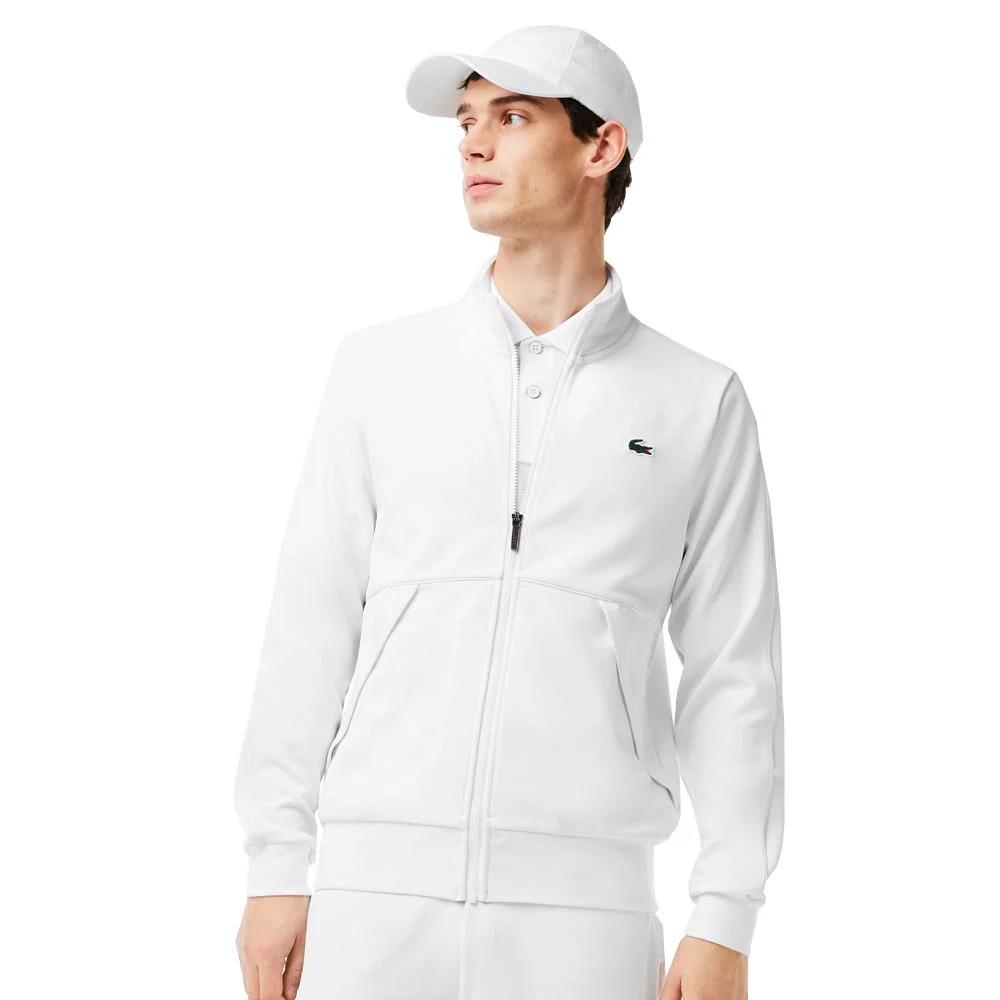 Lacoste Men's Sport Full Zip Jacket - White - Image 3