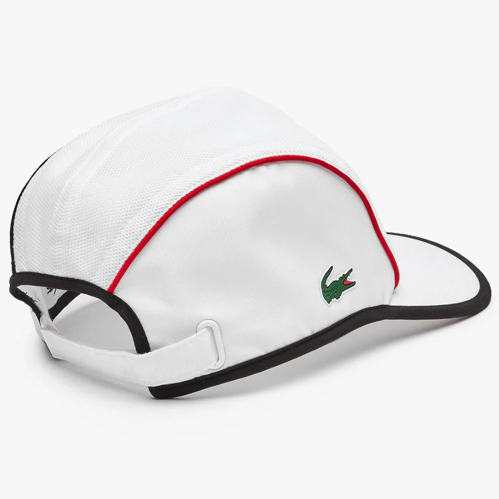 Lacoste Men's Sport Mesh Panel Light Cap - White - Image 2