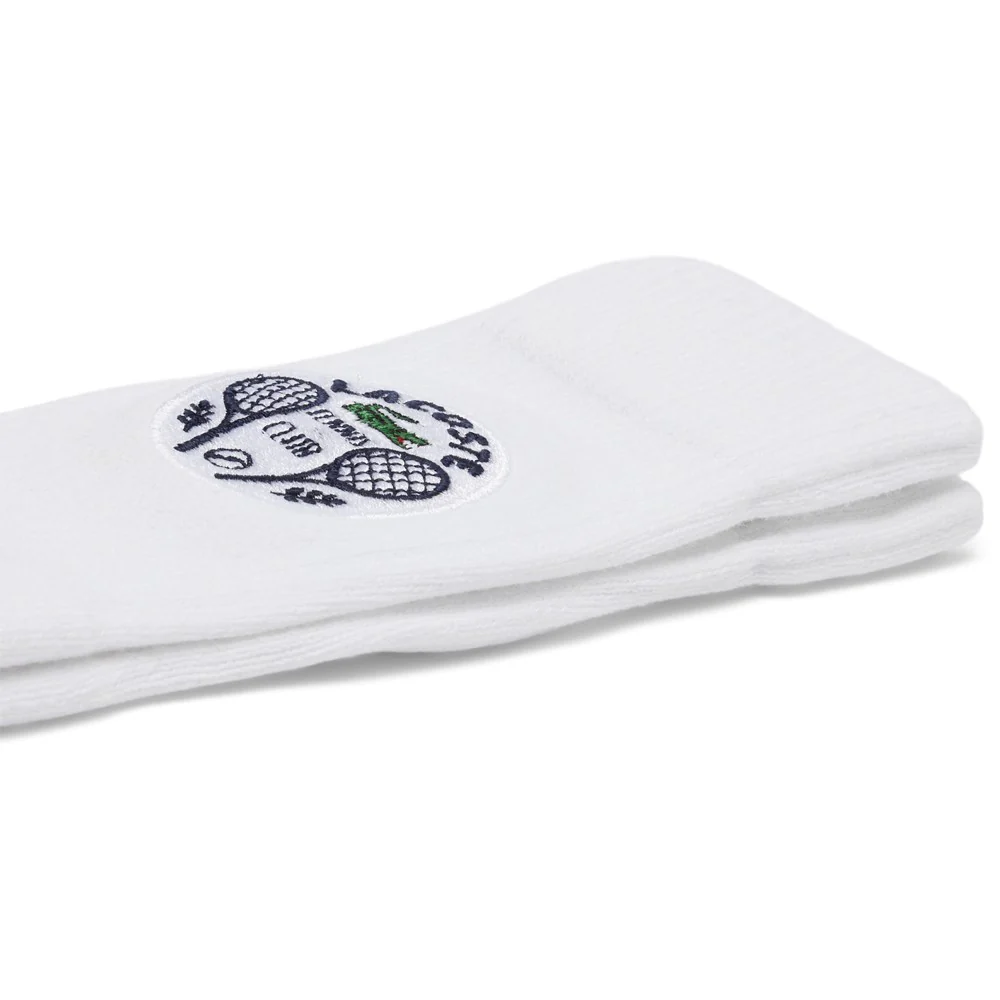 Lacoste Men's Sport Tennis 1 Pack Socks - White - Image 3