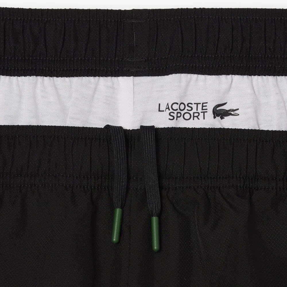 Lacoste Men's Stripe Logo Short - Black - Image 6