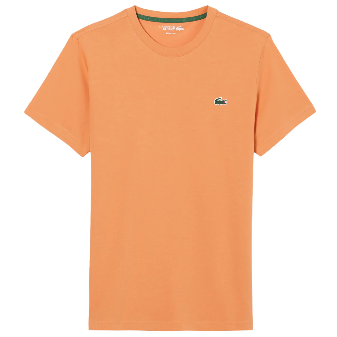 Lacoste Men's Ultra Dry Crocodile Graphic Tee - Orange