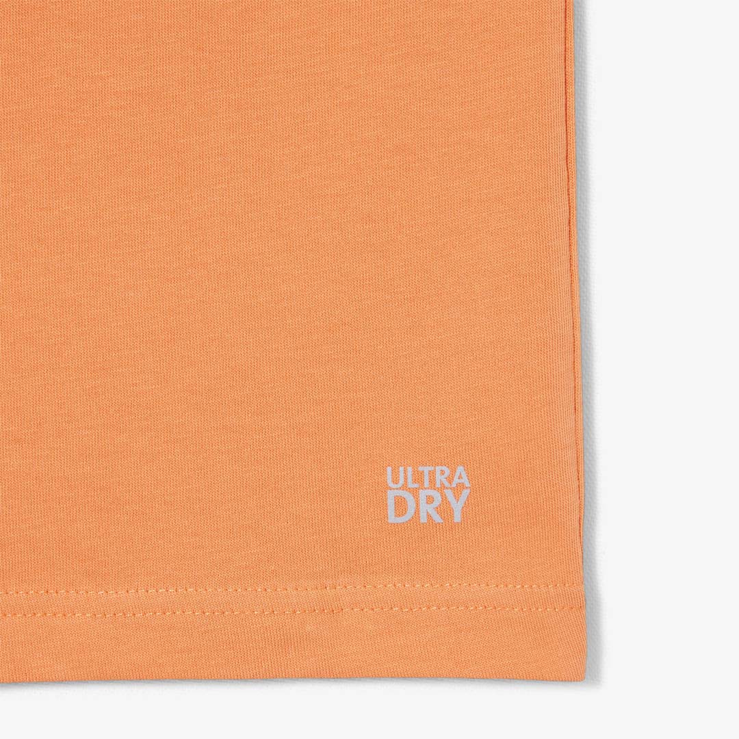 Lacoste Men's Ultra Dry Crocodile Graphic Tee - Orange - Image 4