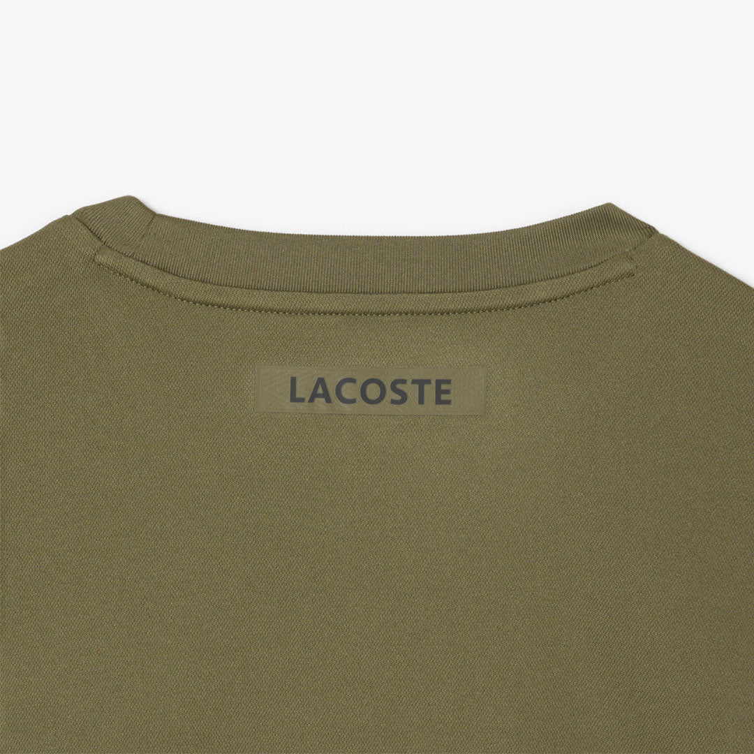 Lacoste Men's Ultra Dry Printed Tee - Khaki Green - Image 2