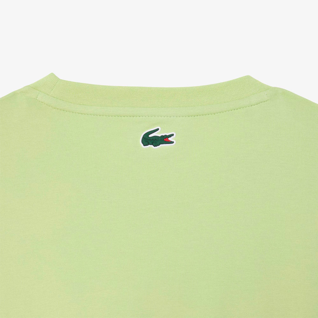 Lacoste Men's Ultra Dry Printed Tennis Tee - Green - Image 3