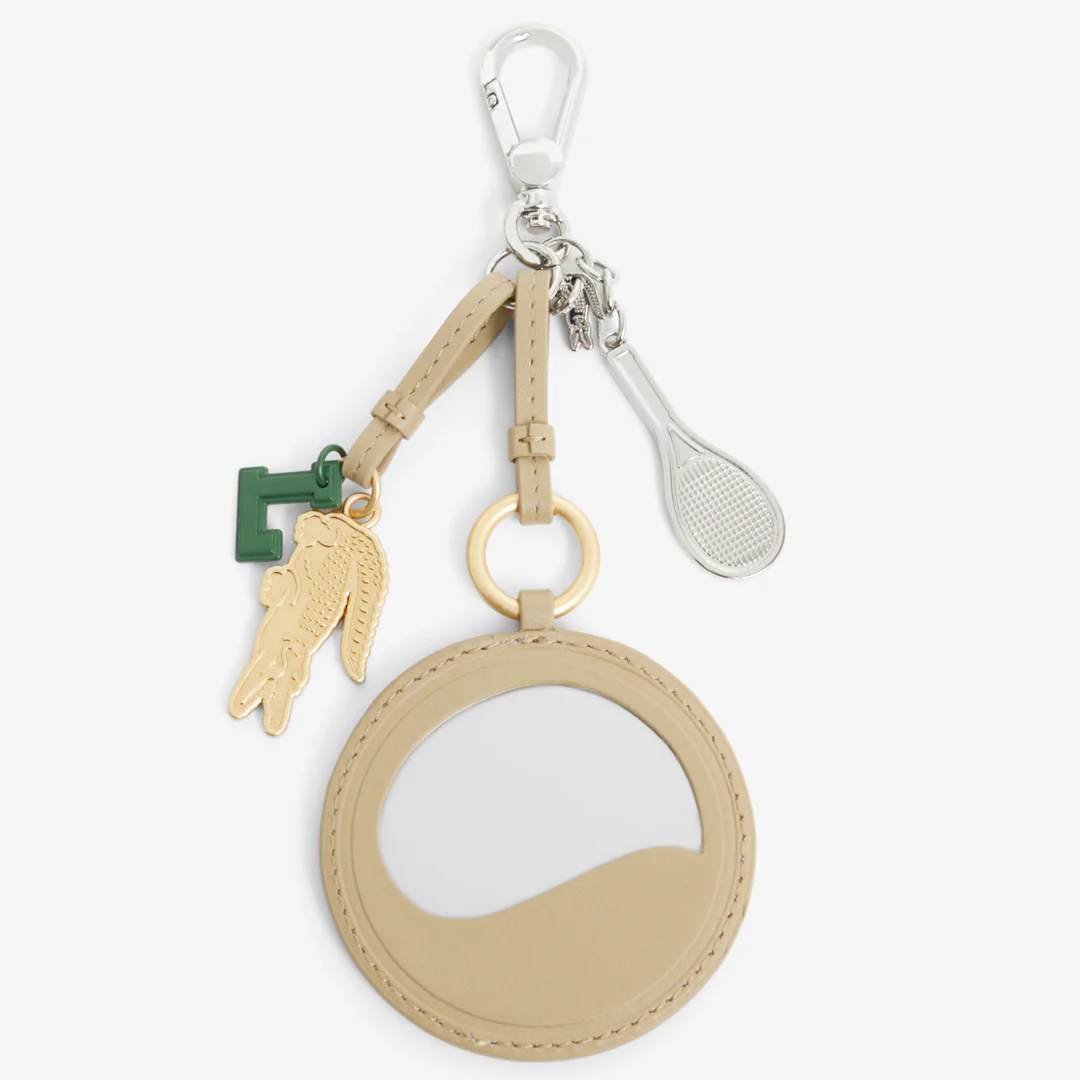 Lacoste Racquet Mirror Charm Keychain - Image 3