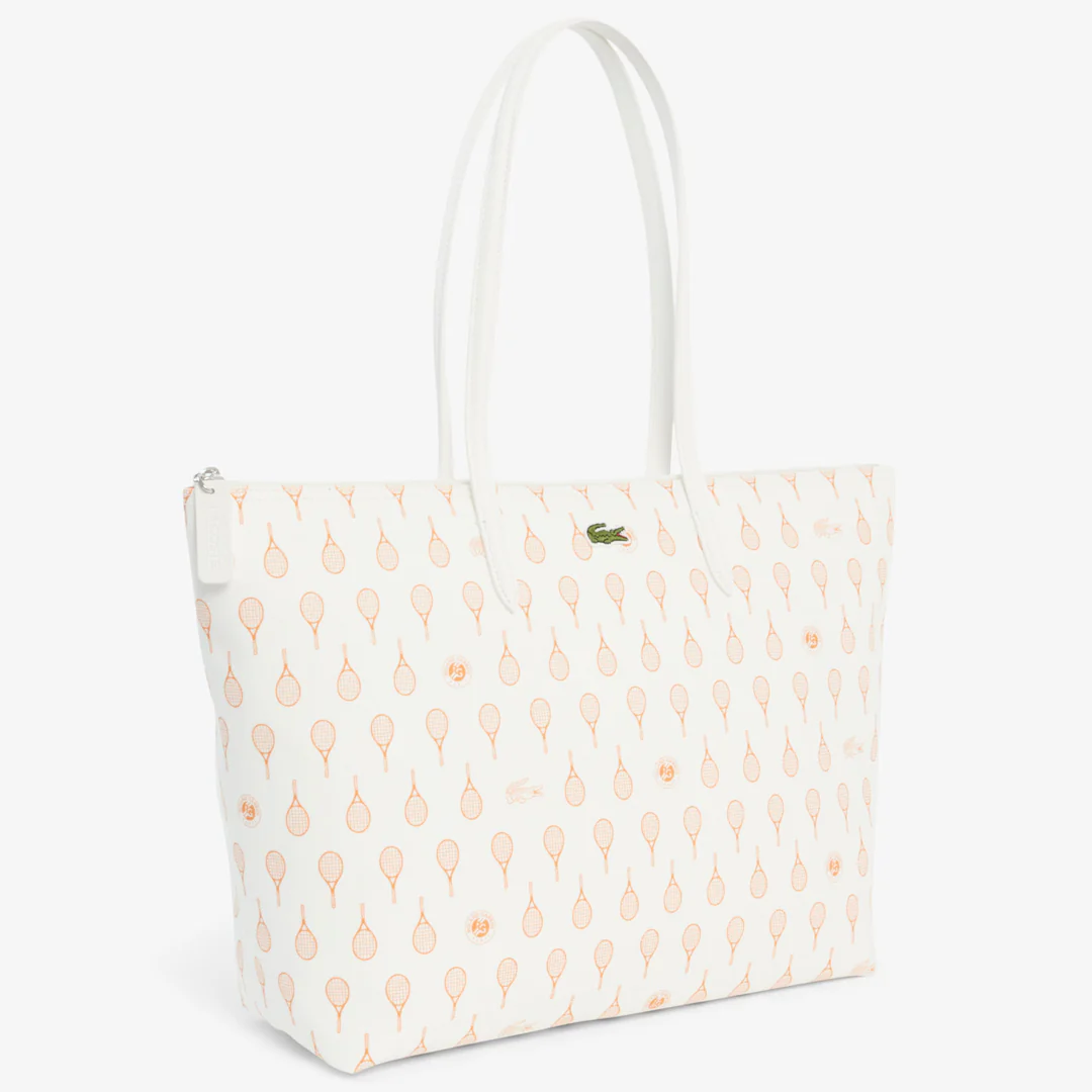 Lacoste Roland Garros Large Tote Bag - Flour Blossom - Image 3