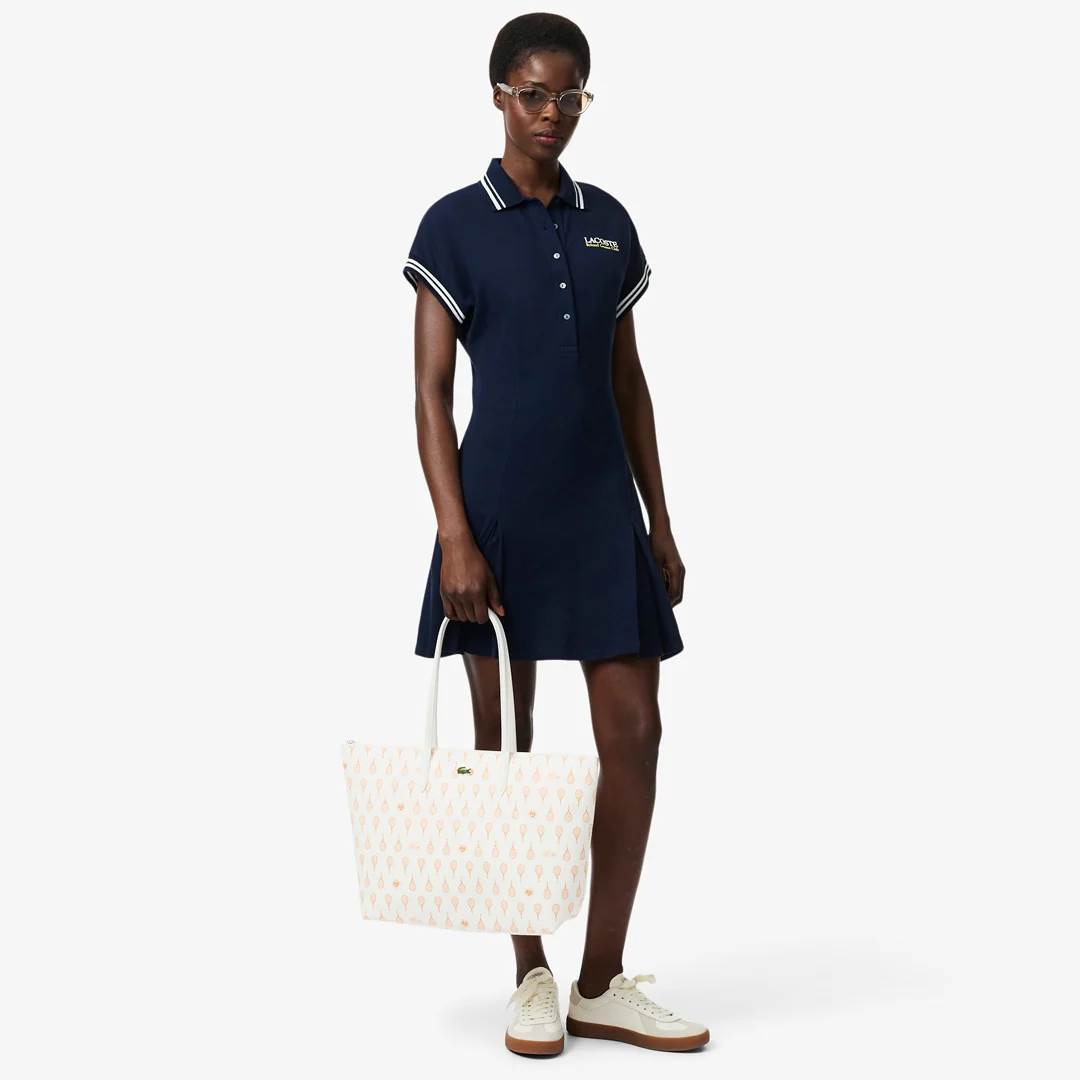 Lacoste Roland Garros Large Tote Bag - Flour Blossom - Image 7