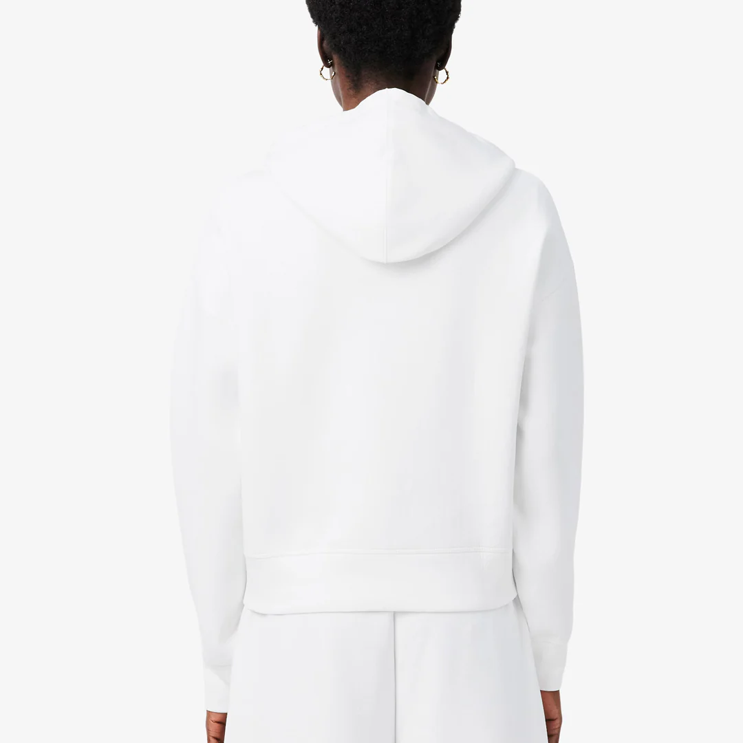 Lacoste Women's Oversized Hoodie - White - Image 4