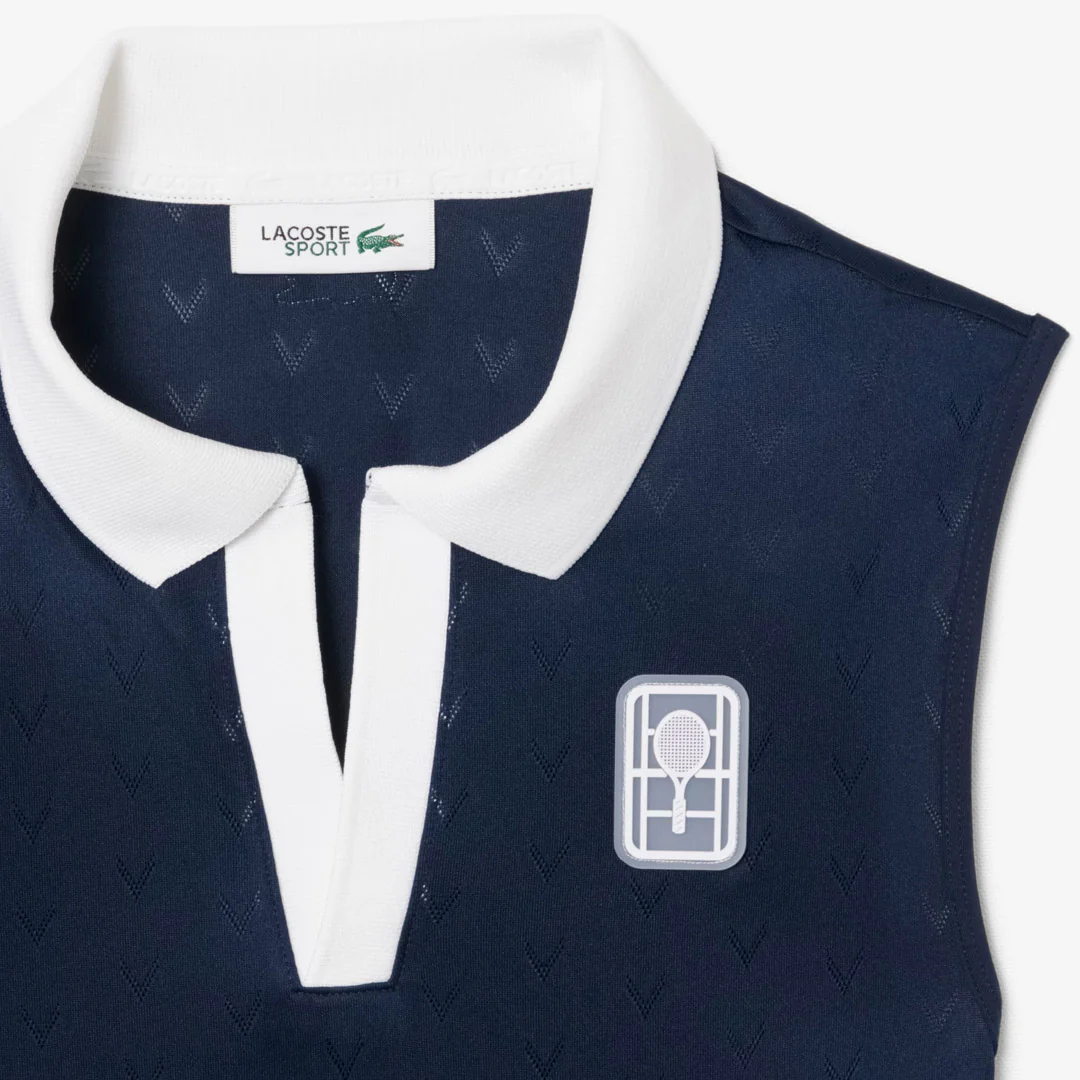 Lacoste Women's Ultra Dry Heritage Dress - Navy Blue - Image 3