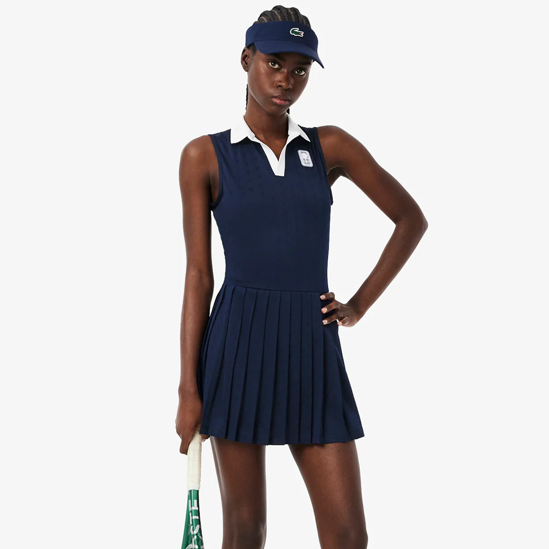 Lacoste Women's Ultra Dry Heritage Dress - Navy Blue - Image 4