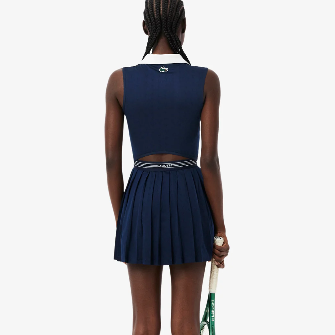 Lacoste Women's Ultra Dry Heritage Dress - Navy Blue - Image 5