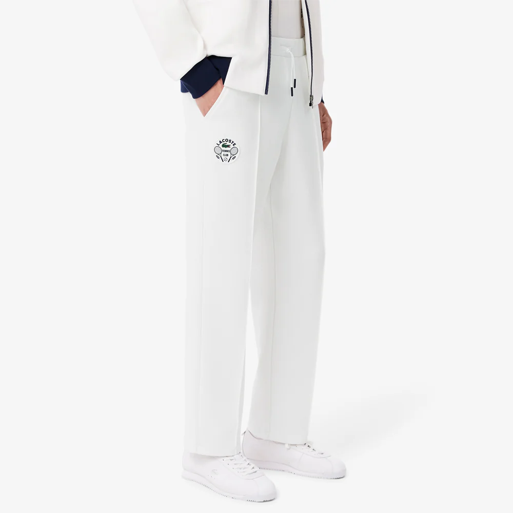 Lacoste Men's Heritage Tennis Sweatpants - White - Image 3