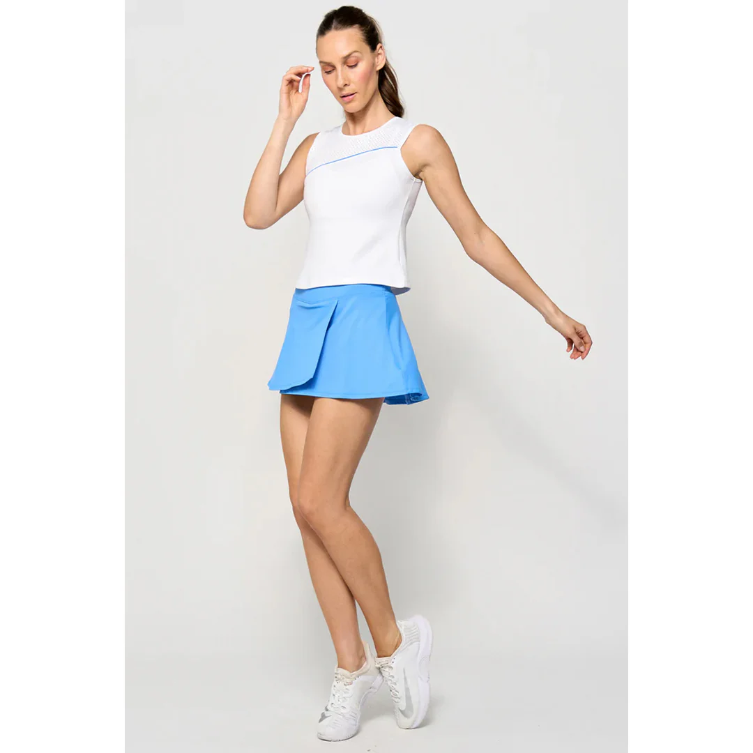 Lija It's all about Love Tiebreak 13" Skort - Blue Sky - Image 4