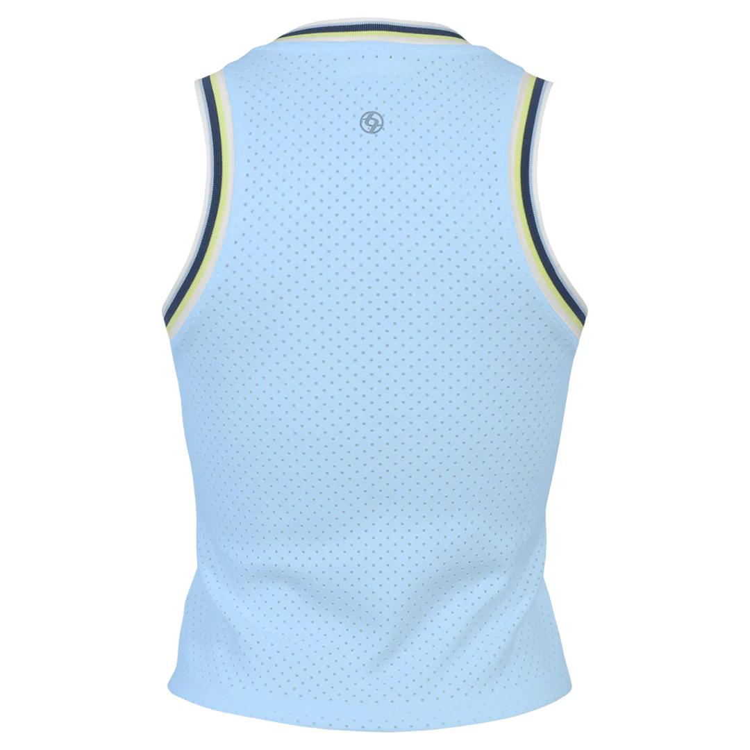 Lija It's all about Love Varsity Tank - Cool Blue - Image 2
