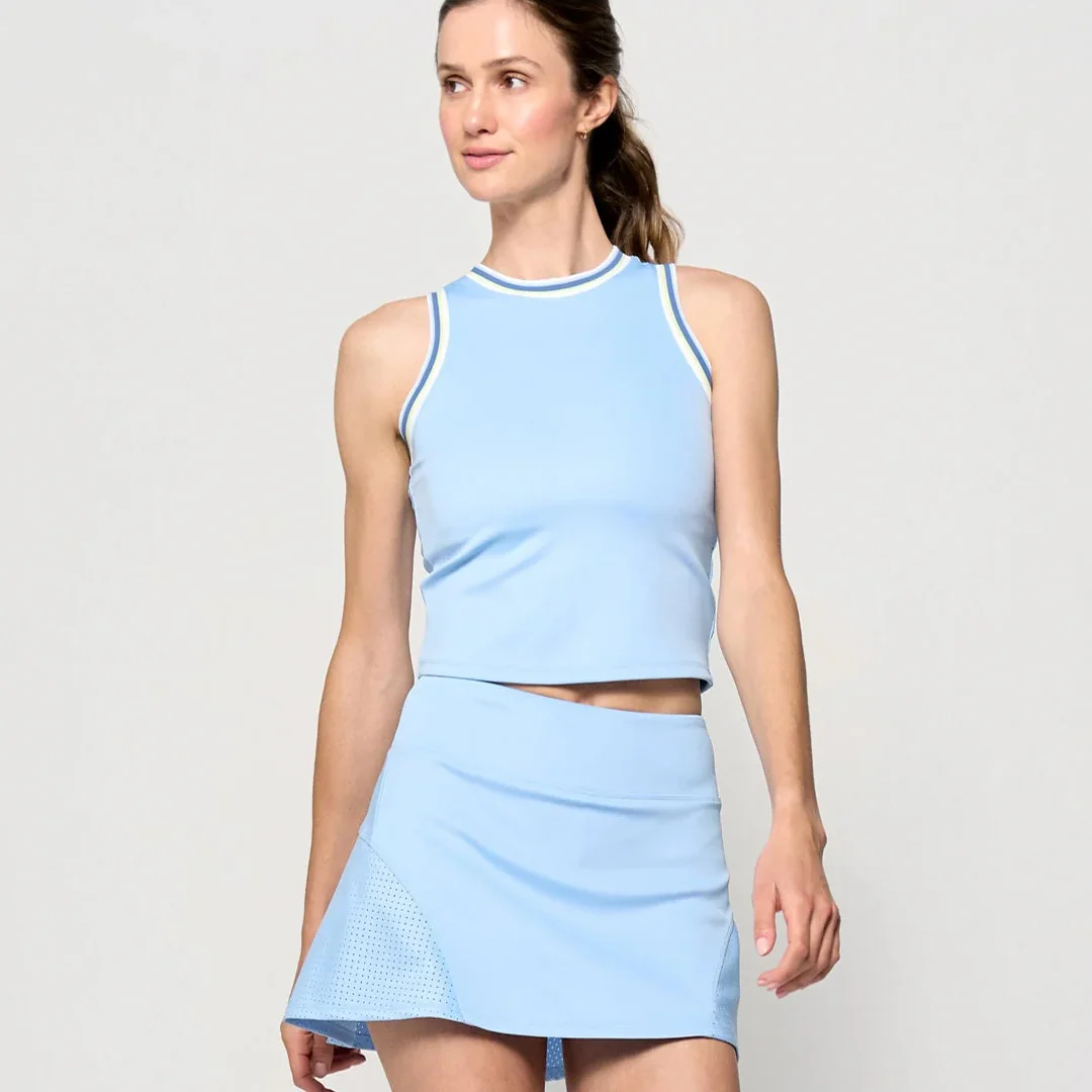 Lija It's all about Love Varsity Tank - Cool Blue - Image 5