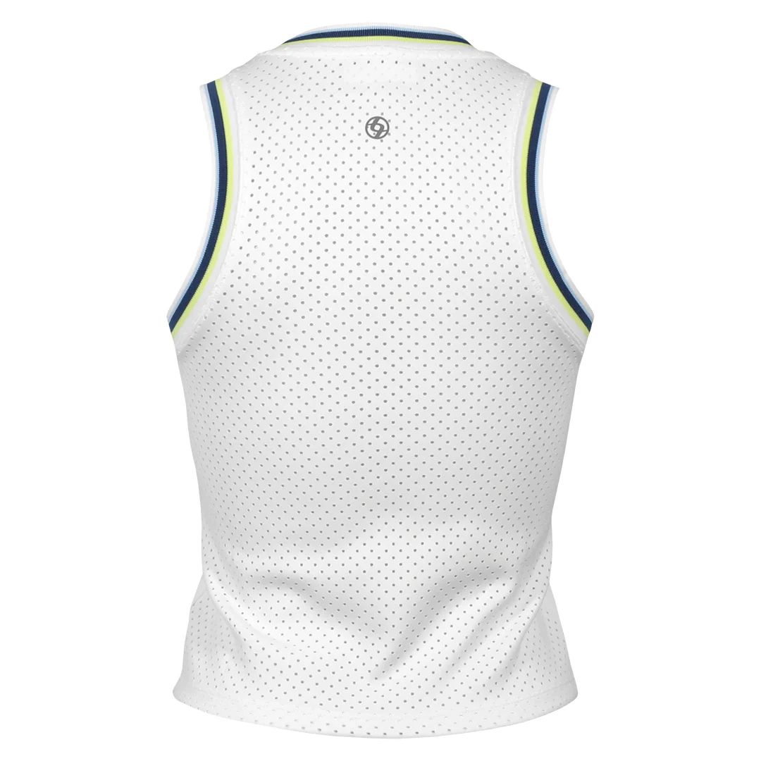 Lija It's all about Love Varsity Tank - White - Image 2