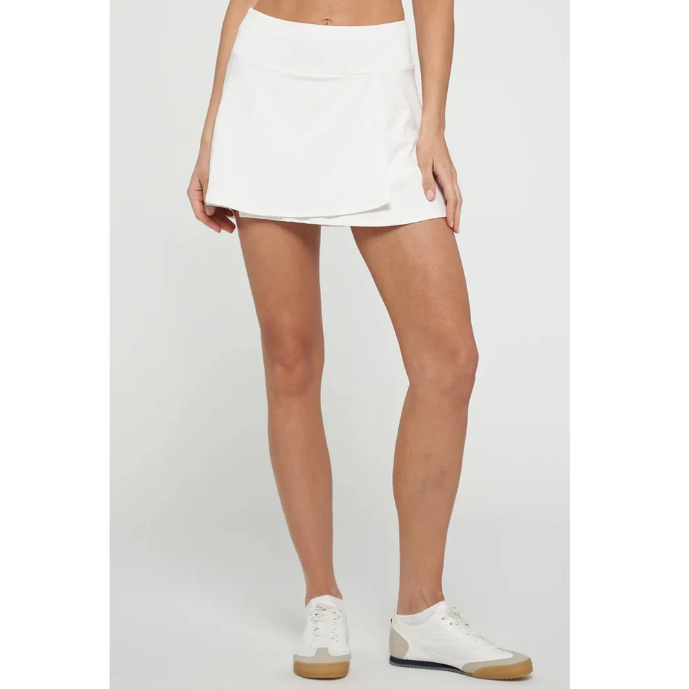Lija Women's Tiebreak 13" Skort - White - Image 3