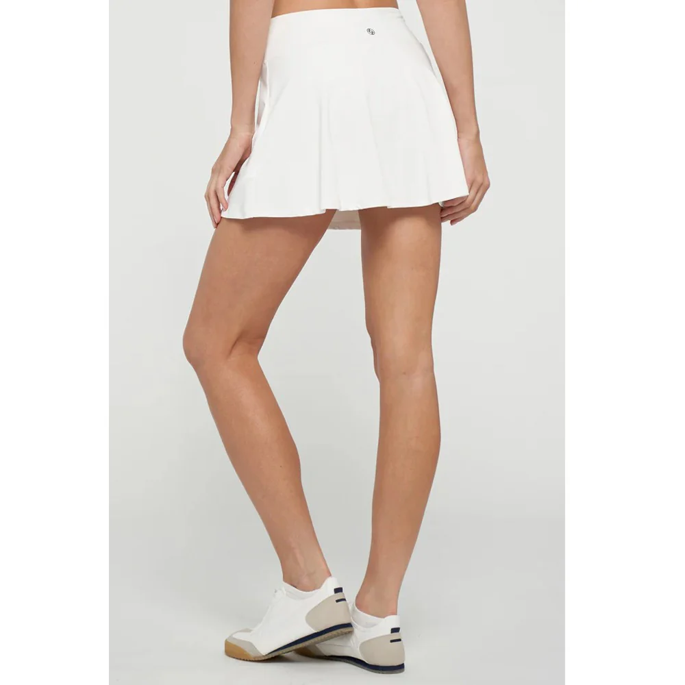 Lija Women's Tiebreak 13" Skort - White - Image 4