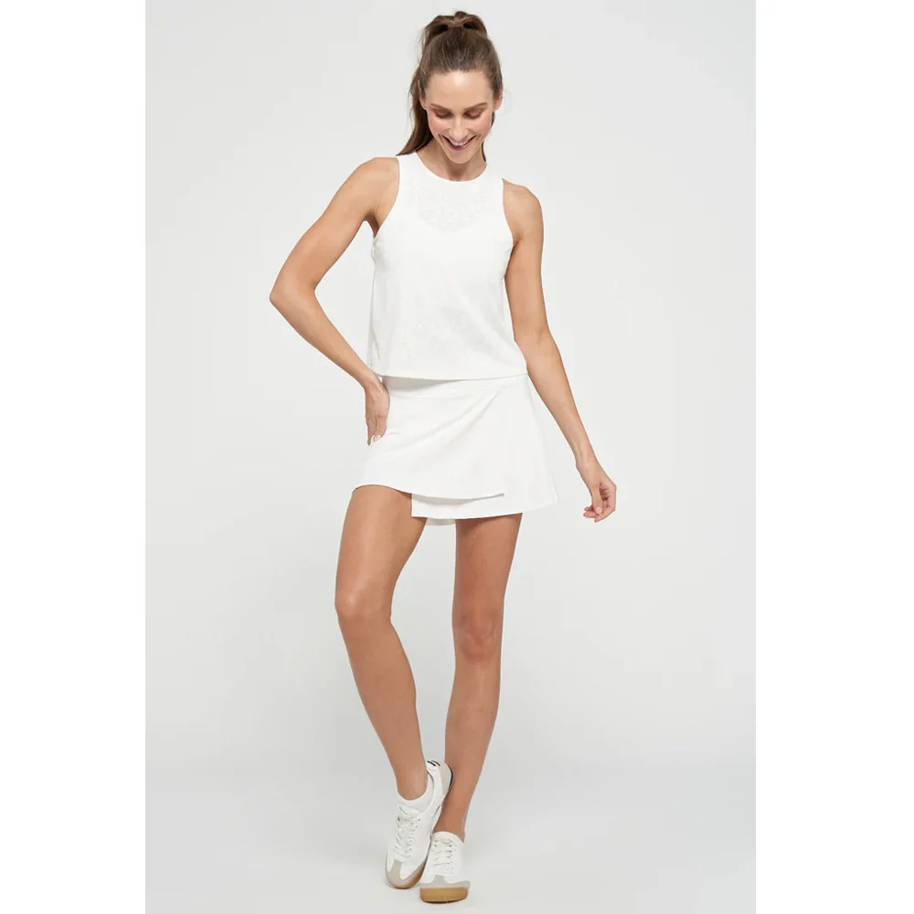 Lija Women's Tiebreak 13" Skort - White - Image 5