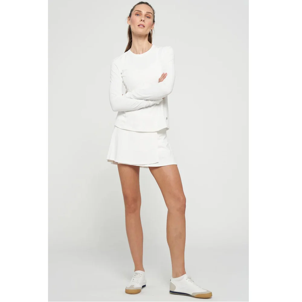 Lija Women's Tiebreak 13" Skort - White - Image 6