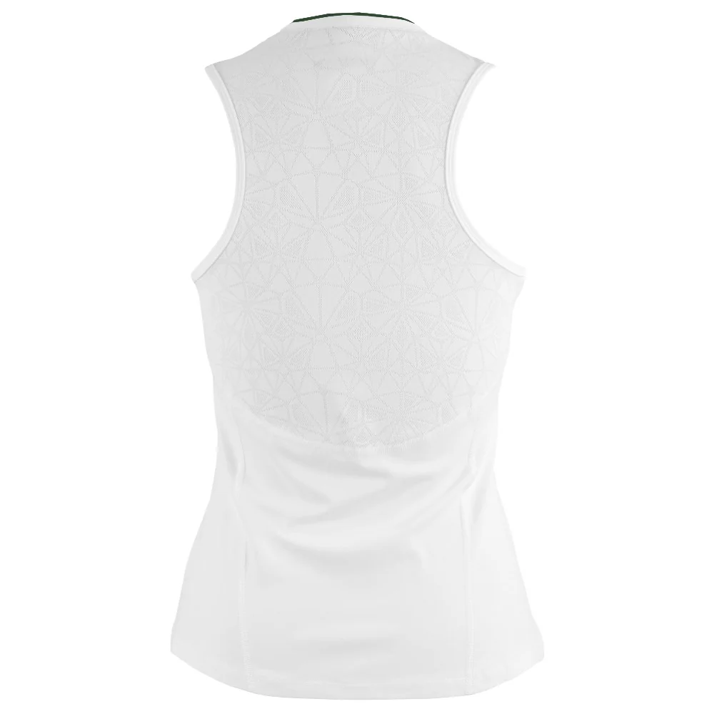 Lija Women's Don't Stop Me Now Victory Tank - White/Dark Olive - Image 2