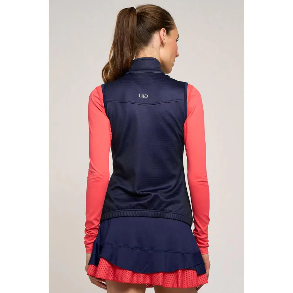 Lija Women's Holiday Wind Vest - Eggplant - Image 4