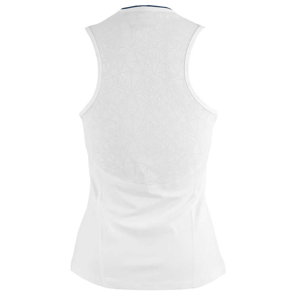 Lija Women's Hot Shot Victory Top - White/Royal Blue - Image 2