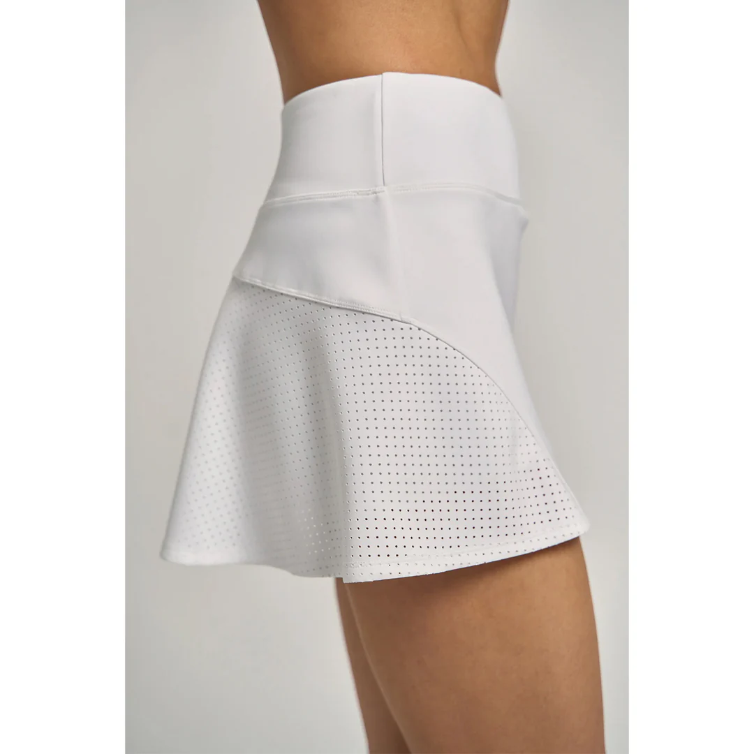 Lija Women's Lift 13" Skort - White - Image 4