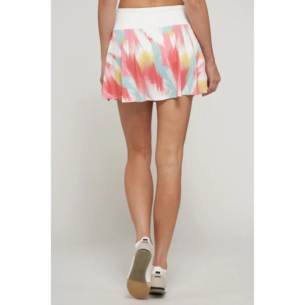 Lija Women's Like A Champion Patina Print 14" Skort - Brush Strokes - Image 3