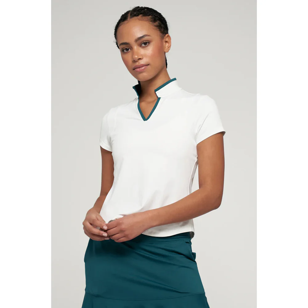 Lija Women's Like A Champion Roller Tee - White/Dragonfly - Image 3