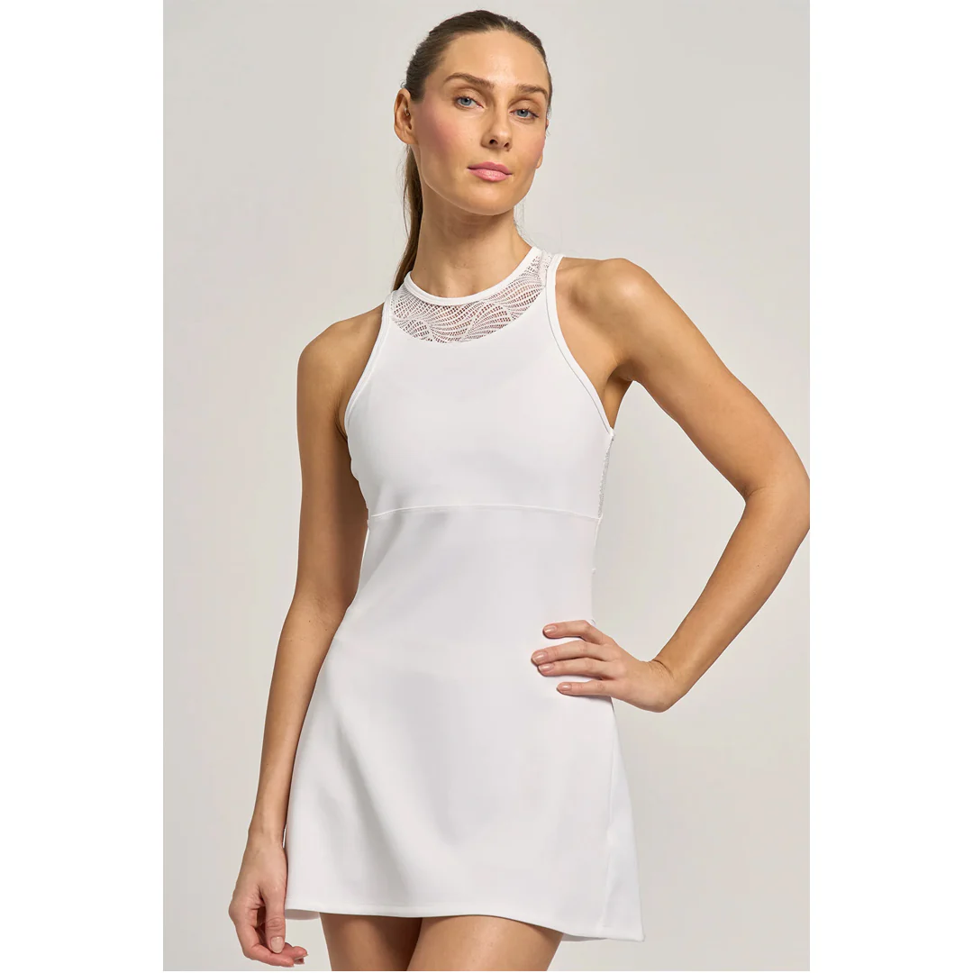 Lija Women's Match Point City Dress - White - Image 3