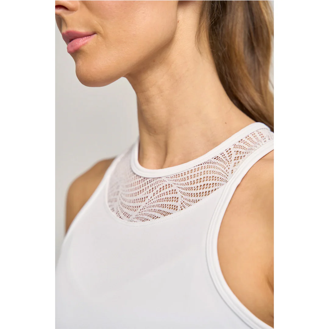 Lija Women's Match Point City Dress - White - Image 6