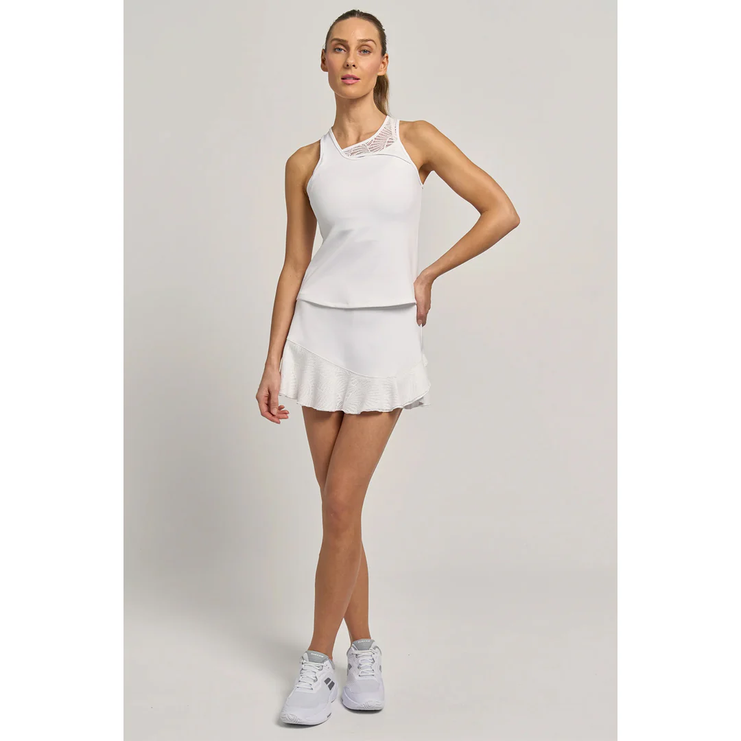 Lija Women's Match Point Revenge 13" Skort - White - Image 3