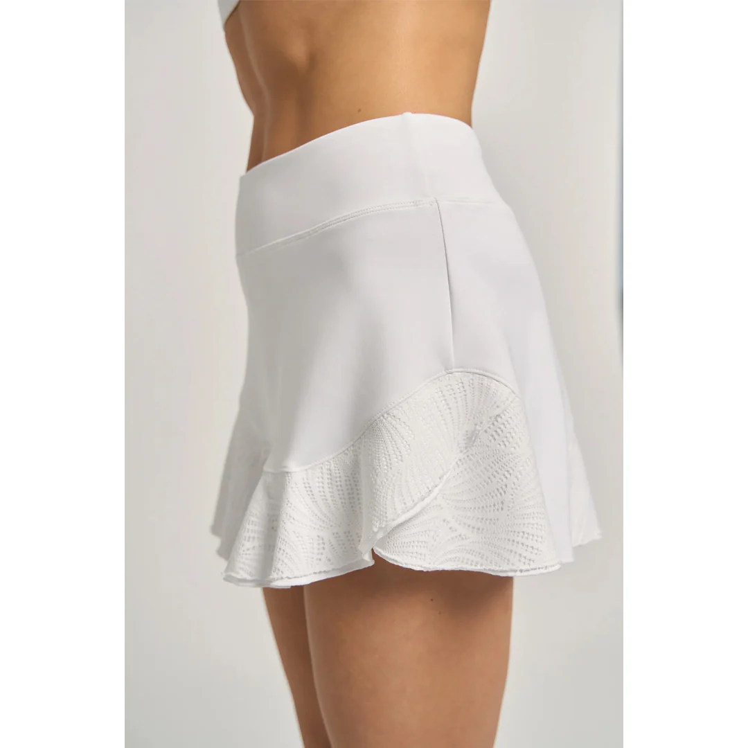 Lija Women's Match Point Revenge 13" Skort - White - Image 6