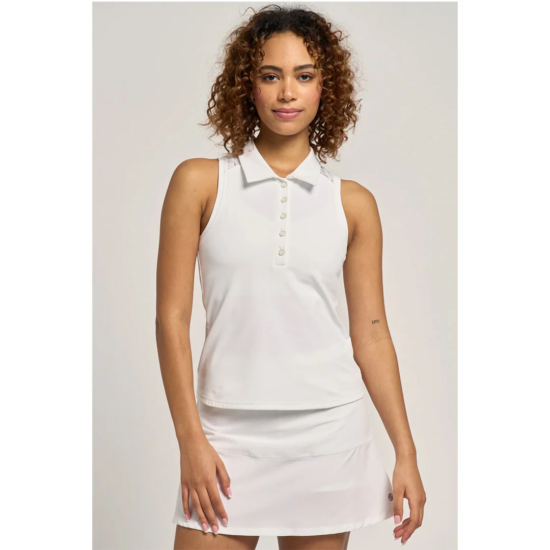 Lija Women's Match Point Slice Polo - White - Image 3