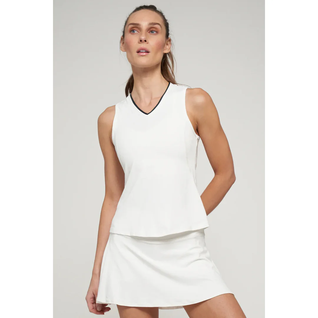 Lija Women's Must Haves Victory Tank - White/Black - Image 2