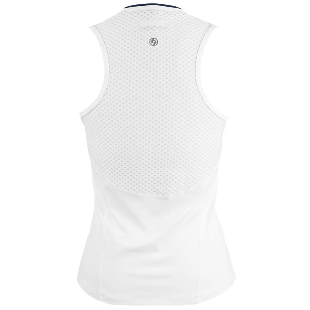 Lija Women's Must Haves Victory Tank - White/Dark Navy - Image 2
